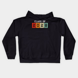 Class Of 2028 Graduation Seniors 2028 School Future Graduate Kids Hoodie